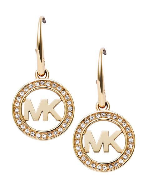 michael kors ohrringe zirkonia gold|macy's Michael Kors earrings.